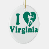 Stijging Virginia Keramisch Ornament (Rechts)