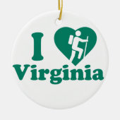 Stijging Virginia Keramisch Ornament (Voorkant)