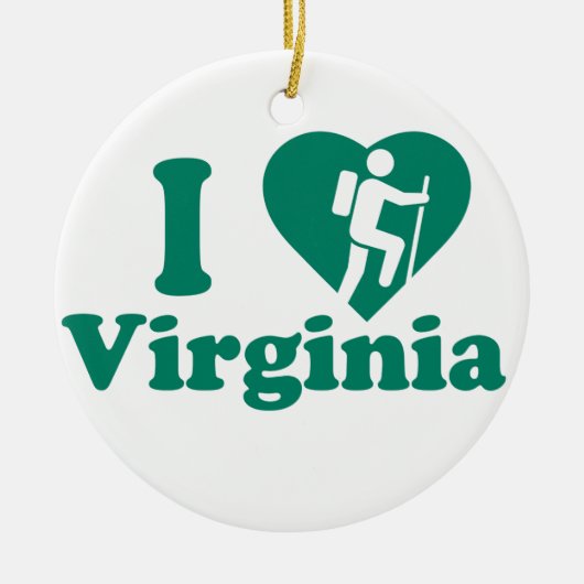 Stijging Virginia Keramisch Ornament (Voorkant)