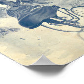 Stijging wanneer u Victoriaans citaat herfst Poster (Hoek)