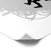 Stijgstijl van bergbeklimmen poster (Hoek)