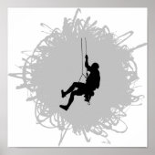 Stijgstijl van bergbeklimmen poster (Voorkant)