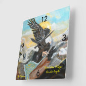 "Stijgt als Vleugels op Eagle" de Vierkante Klok (Hoek)