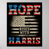 Stijgt met Harris Kamala Walz 2024 President Kamal Poster (Voorkant)