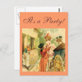  stijl 18e eeuws Briefkaart (Voorkant / Achterkant)