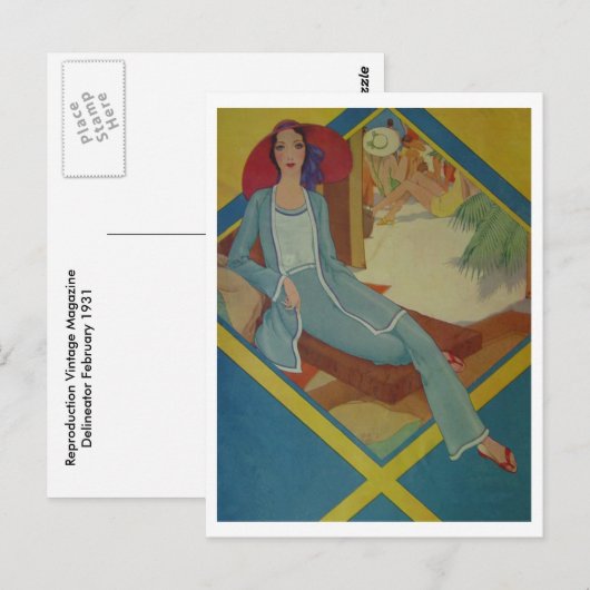 stijl 1931 briefkaart (Voorkant / Achterkant)