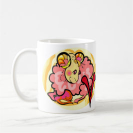 Stijl 1970s snijdt met symbool koffiemok