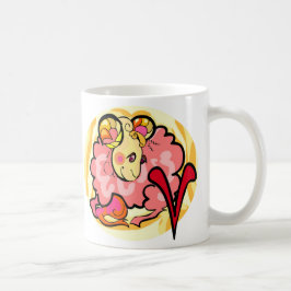Stijl 1970s snijdt met symbool koffiemok