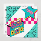  stijl 1990 Stereo Kaart (Voorkant / Achterkant)