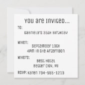  stijl 1990 Stereo Kaart (Achterkant)