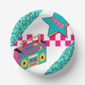  stijl 1990 Stereo Papieren Kommen (Voorkant)