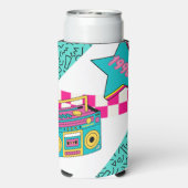 stijl 1990 Stereo Seltzer Blikjeskoeler (Seltzer Achterkant)