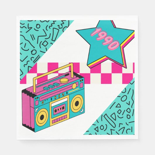  stijl 1990 Stereo Servet (Voorkant)