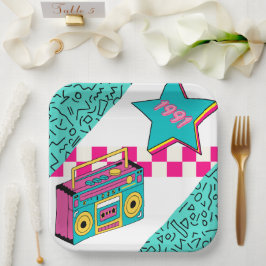  stijl 1991 Stereo Papieren Bordje