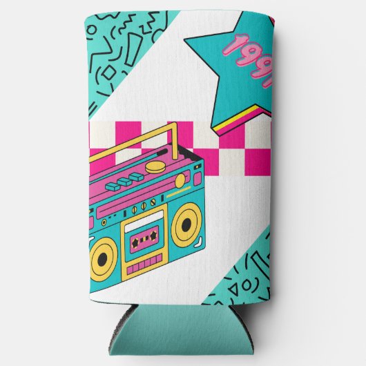  stijl 1991 Stereo Seltzer Blikjeskoeler (Voorkant)