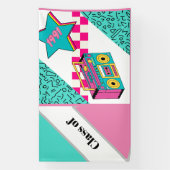  stijl 1991 Stereo Spandoek (Verticaal)