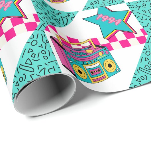  stijl 1994 Stereo Cadeaupapier (Rol Hoek)