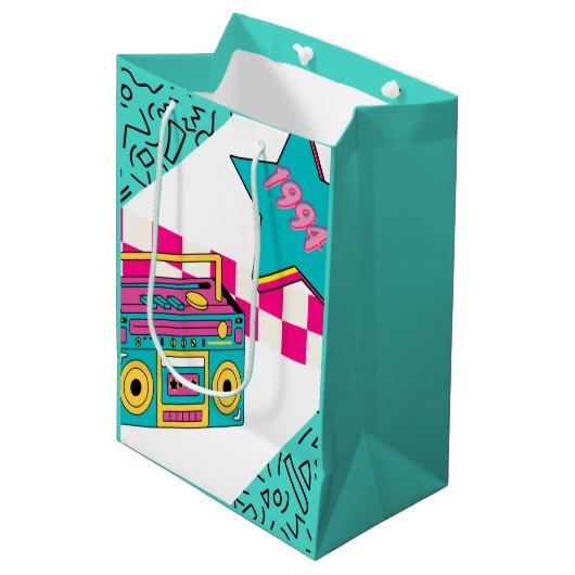  stijl 1994 Stereo Medium Cadeauzakje (Voorkant Gekanteld)