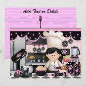 Stijl 2 - Catering Recipe Kaarten - Roze rug - SRF (Voorkant / Achterkant)