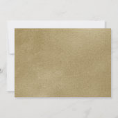 stijl 50ste Jubileum Uitnodigen Kaart (Achterkant)