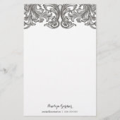  stijl, aangepast Briefpapier (Voorkant)