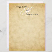  stijl aangepast huwelijksmonogram (Voorkant / Achterkant)