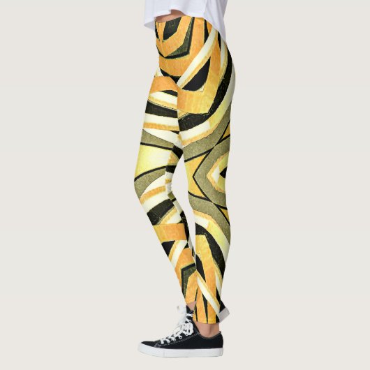  stijl abstract trendy design leggings (Links)