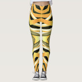  stijl abstract trendy design leggings (Voorkant)