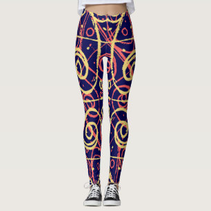 stijl abstract trendy design leggings
