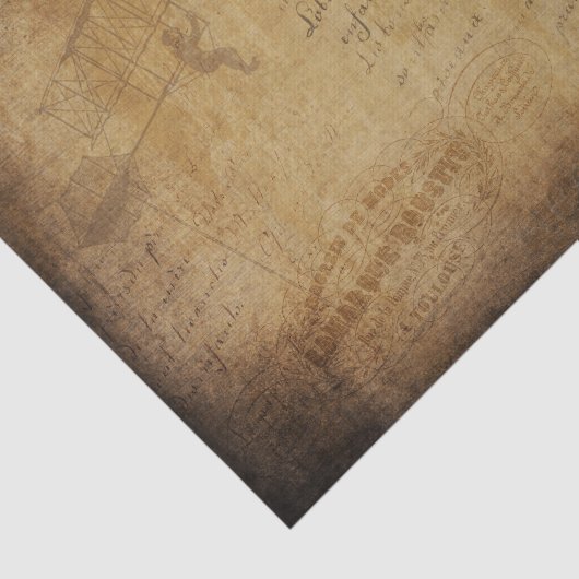 Stijl Achtergrond Eiffeltoren" Tissuepapier (Detail)