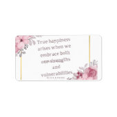 Stijl: Adresetiketten Houd de handkrampen op afsta Etiket (Voorkant)