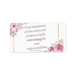 Stijl: Adresetiketten Houd de handkrampen op afsta Etiket