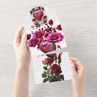 Stijl: All in One Wedding Nodig gepersonaliseerde All In One Uitnodiging