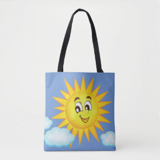 Stijl: All-Over-Print Canvas tas, gemiddeld Tote Bag