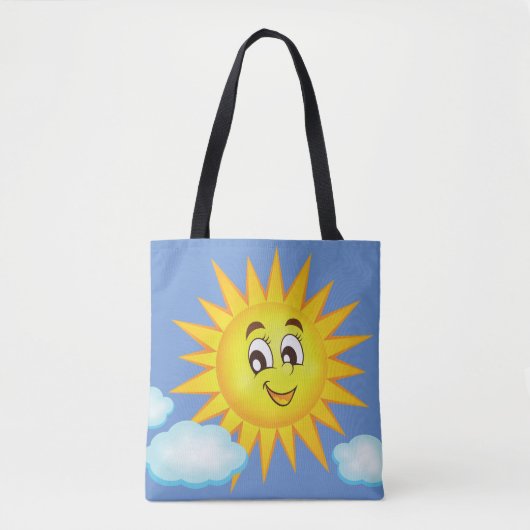 Stijl: All-Over-Print Canvas tas, gemiddeld Tote Bag (Voorkant)