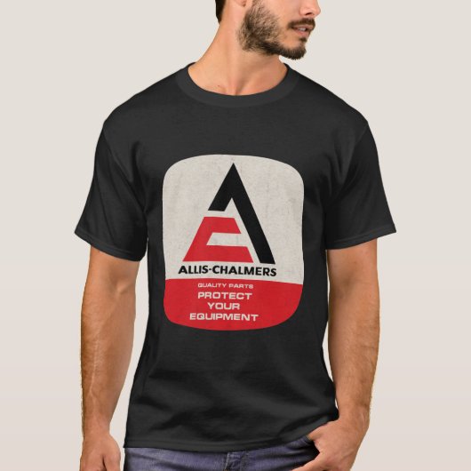 stijl Allis Chalmers Tractor T-Shirt (Voorkant)
