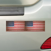  Stijl Amerikaans vlagpatriottisch ontwerp Bumpersticker (Op auto)