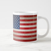 Stijl Amerikaans vlagpatriottisch ontwerp Grote Koffiekop (Rechts)