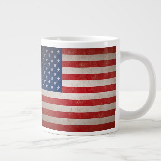  Stijl Amerikaans vlagpatriottisch ontwerp Grote Koffiekop (Rechts)