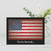  Stijl Amerikaans vlagpatriottisch ontwerp Kaart (Staand voorkant)