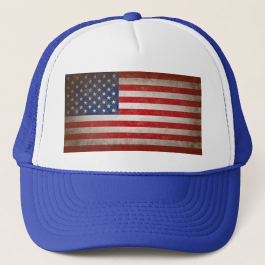 Stijl Amerikaans vlagpatriottisch ontwerp Trucker Pet (Voorkant)