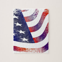  stijl Amerikaanse vlag Legpuzzel
