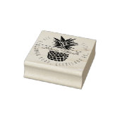  Stijl Ananas Fruit Naam Retouradres Rubberstempel (Stempel)