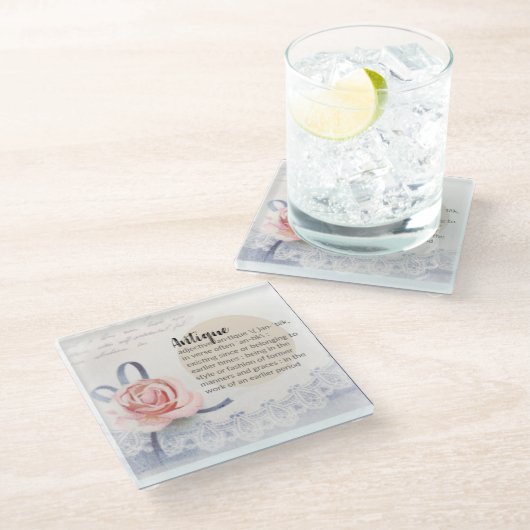 stijl Antiek gedefinieerde land Onderzetter Glazen Onderzetter (Schuin)