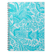 Stijl Aqua Turquoise Spiral Notitieboek (Voorkant)