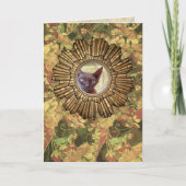  stijl Art Deco Devon Rex Cat Kaart (Voorkant)