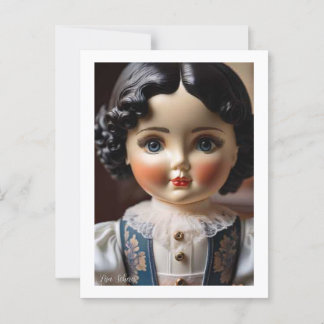 stijl Art Doll Briefkaart