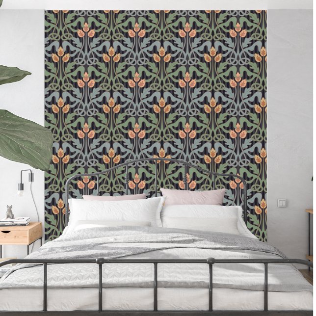  stijl Art Nouveau Floral Behang (Creator heeft geüpload)