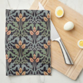  stijl Art Nouveau Floral Theedoek (Quarter Fold)