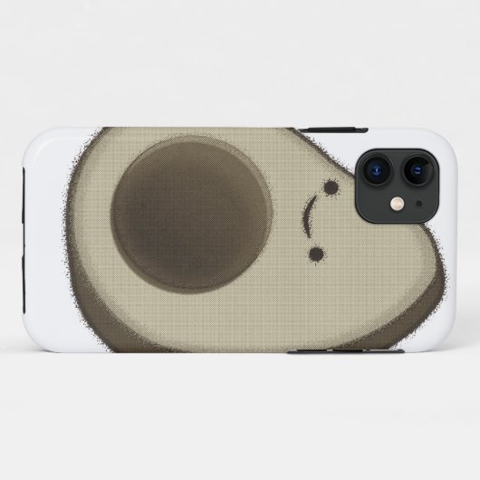  stijl Avocado tekening Case-Mate iPhone Case (Achterkant (horizontaal))